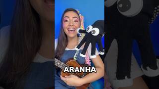 ARANHA Vamos soletrar Curta e cante com as crianças alfabetização musicainfantil brinquedos [upl. by Ahtenek171]