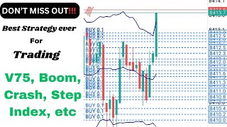 Best Bollinger band strategy for trading V75 Step Index boom amp Crash etc [upl. by Weissman97]