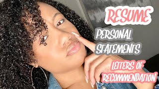 LAW SCHOOL APPLICATION PERSONAL STATEMENT RESUME LETTER OF RECOMMENDATION TIPS [upl. by Nnairb]