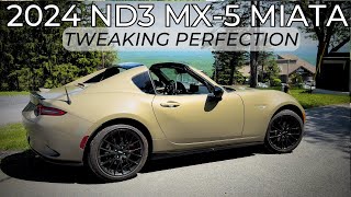 2024 Mazda MX5 MIATA RF Club Quick Spin FIRST Impressions [upl. by Ahsekyw]