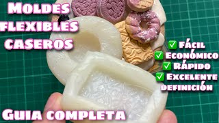 COMO HACER MOLDES FLEXIBLES ECONOMICO  FACIL Y RAPIDO  PARA PORCELANA FRIA PASTA FLEXIBLE DIY [upl. by Silverstein712]