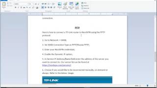 Set up NordVPN on TPLink via L2TPPPTP protocol 2023 Updated [upl. by Neda]