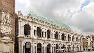 Palladian Basilica Vicenza Veneto Italy Europe [upl. by Teriann520]