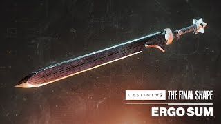 Ergo Sum Special Ammo Sword Preview  Destiny 2 The Final Shape [upl. by Josler]