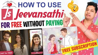 how to use Jeevansathi com for free without paying  best online free dating app 2023 [upl. by Kingdon]