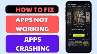 How To Fix OnStream App Not Working⏬👇Crashing Keep Stopping or Not Loading [upl. by Cowey]