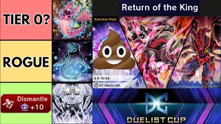 The BEST Decks for Duelist Cup March  Post Return of the King Selection Pack [upl. by Hsirap963]