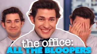 The Office All Bloopers  The Office Cast Breaking for Over an Hour  Comedy Bites [upl. by Lletnom]