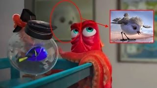 Finding Dory 15 Easter Eggs Secretly Hidden in the Movie Disney Pixar Clip 2016 Hank Nemo Seals [upl. by Ericha]