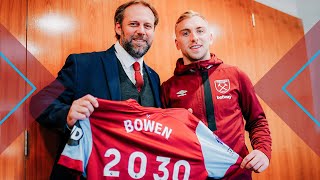 quotI Want To Stay Here For The Rest Of My Careerquot  Jarrod Bowen Extends West Ham Contract Until 2030 [upl. by Ydur]