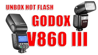 UNBOX FLASH GODOX V860 III FOR SONY [upl. by Melli]