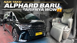 BEGINI RASANYA NAIK TAKSI ALPHARD BARU SILVER BIRD‼️New Alphard [upl. by Aehsel708]