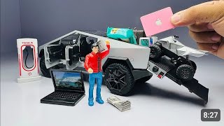 Most Detailde Diecast Model Car 🚗 Tesla Cyber Truck 🚛 No Is Not Copyright💯 Malik Gent Vlog [upl. by Zingg458]