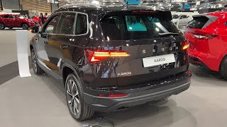 Skoda KAROQ 2022 Facelift  practicality TRUNK SPACE amp AMBIENT lights [upl. by Ycram]