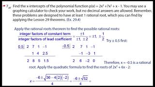 Shormann Precalculus Sample Video Solution [upl. by Ioves]