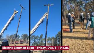 Electric Lineman Expo  Join us Dec 6 [upl. by Yzdnil]