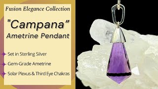 quotCampanaquot Bolivian Ametrine Drop Pendant  Small [upl. by Mckee]