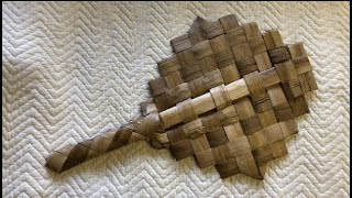 Hawaiian Lauhala Fan Weaving Peahi [upl. by Seleta471]