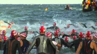 2013 URBAN Hotel Group IRONMAN AsiaPacific Championship Melbourne Swim Leg Highlights [upl. by Waldman]