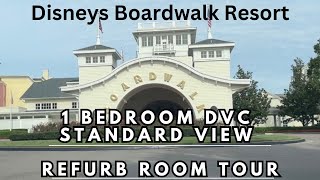 Disneys Boardwalk Villas New One Bedroom Room Tour 2024 [upl. by Stets]