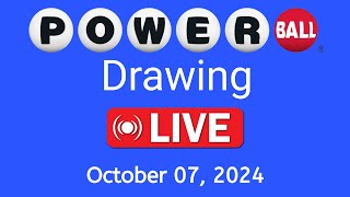 Powerball live Drawing results form Monday October 7 2024  Powerball Drawing Live [upl. by Azer]