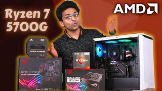 AMD Ryzen 7 5700G PC Build 🚀  Budget Gaming amp Editing PC Build 2022 🔥  No Graphic Card 🤯 [upl. by Atteuqahc671]