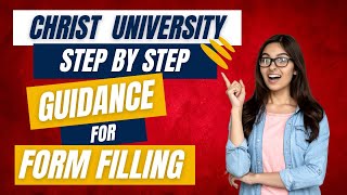 How to fill CHRIST UNIVERSITY form 2024  Christ University application form 2024 Must See [upl. by Radu595]