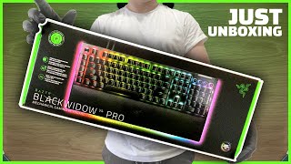 Razer BlackWidow V4 Pro Mechanical Gaming Keyboard  UNBOXING ASMR [upl. by Aymer]