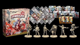 Zombicide 2nd Edition  Core Box  230 minutes Unboxing [upl. by Dorion577]