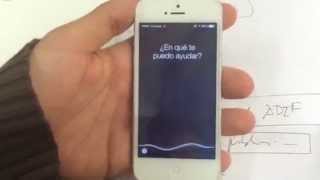 Acceder a contactos de iPhone bloqueado usando Siri [upl. by Frymire411]