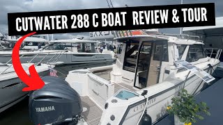 Cutwater 288 C Boat Review amp Tour [upl. by Deuno657]