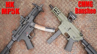 HampK MP5K Vs CMMG Banshee [upl. by Siednarb]