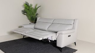 Zeus 3 Seater Recliner Sofa with Ote Coffee Tables [upl. by Descombes]