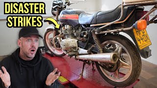 REBUILDING MY ABANDONED HONDA CB250  DISASTER STRIKES [upl. by Allix]