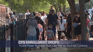 CPS Student Enrollment Drops by 10000 Students [upl. by Ordisy]