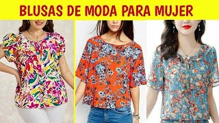 BLUSAS DE MODA PARA MUJERES 2024 \ 2025 [upl. by Redneval]