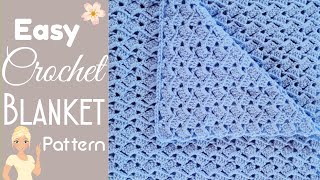 EASIEST CROCHET BABY BLANKET EVER 💥 The Drunken Granny Baby Blanket 🍹 The Secret Yarnery [upl. by Seebeck]