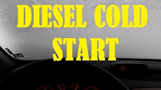 How to start EASILY a diesel engine car in cold weather [upl. by Umberto]