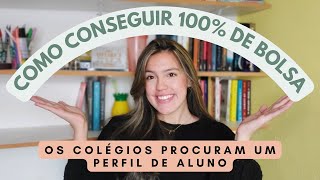 Como conseguir 100 de bolsa no ensino médio Dicas e material para estudo [upl. by Aztiram]