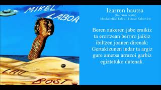 MIKEL LABOA  IZARREN HAUTSA Izarraren hautsa  Lyric video [upl. by Htebazile25]