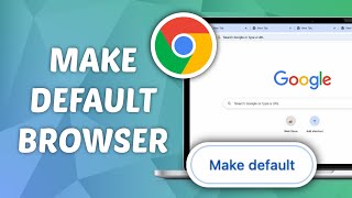 How to Make Google Chrome Default Browser  Mac amp Windows PC [upl. by Lalla]