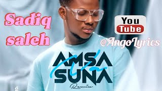 Sadiqsaleh Na Amsa Suna Song Lyrics [upl. by Hesketh]