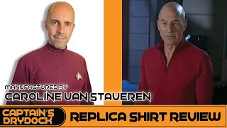 Most accurate Star Trek Shirt replica  TNG film franchise [upl. by Yentirb]