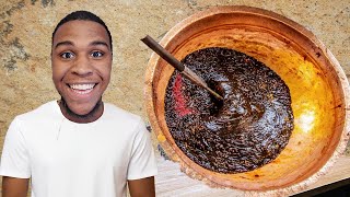 Cooking Zanzibar halwa  famous desert [upl. by Xonel661]