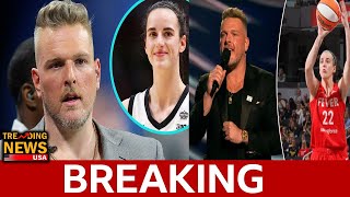 Pat McAfee God told me to stop talking about Caitlin Clark after white b ch controversy [upl. by Ulane473]