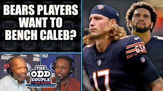 Bears Players Reportedly Say Tyson Bagent Should be Starting Over Caleb Williams  THE ODD COUPLE [upl. by Thomas]