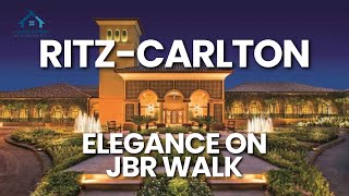 The Ritz Carlton Dubai Elegance on JBR Walk  Things to do in Dubai [upl. by Gare]