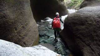 Canyoning  Ribeira do Alecrim Madeira 2010 [upl. by Nylatsyrc]