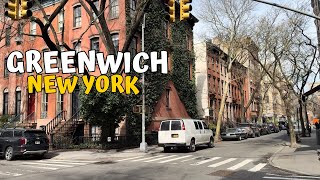 Greenwich Village NYC Walk New York City Walking Tour 4k [upl. by Ynogoham85]