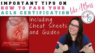 ACLS CERTIFICATION  IMPORTANT TIPS TO PASS THE ACLS CERTIFICATION LIKE A BOSS CHEAT SHEET GUIDE [upl. by Esenaj]